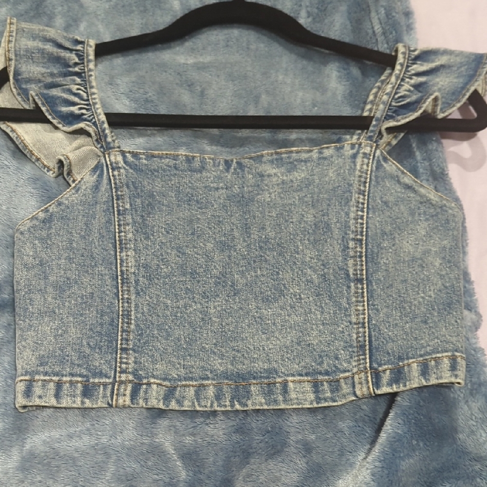 Alice + Olivia Blue Denim Jacket